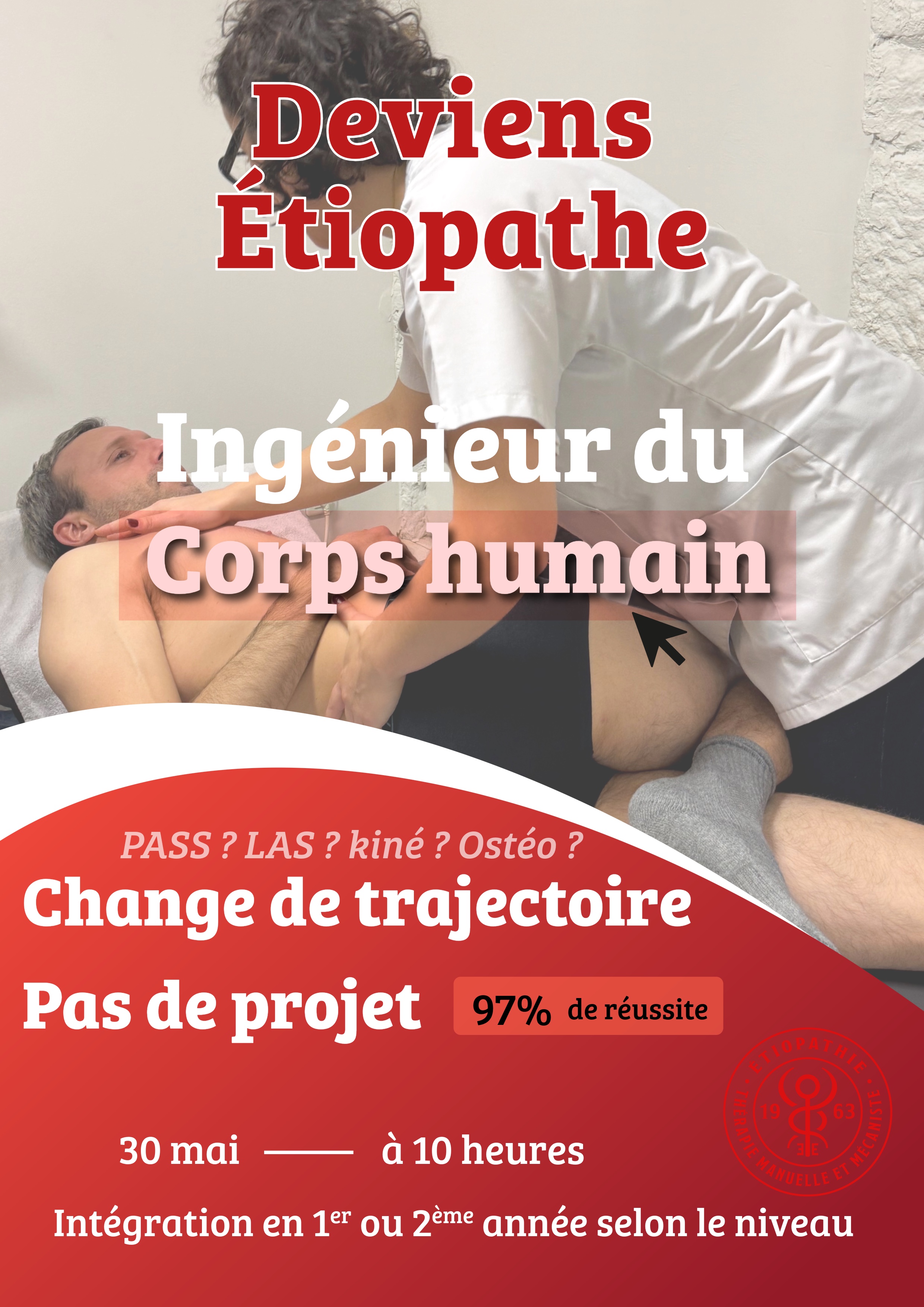 Faculté Libre d'Etiopathie Lyon (69) Thérapie manuelle