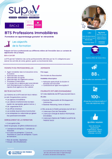 BTS PI Professions Immobilières