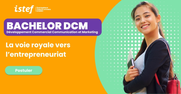 Bachelor Responsable en Développement Commercial et Marketing - Majeure Entrepreneuriat