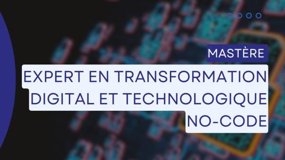 Mastère No-code et transformation digitale